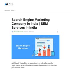 Search Engine Marketing Company In India