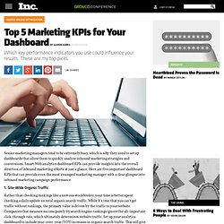 Top 5 Marketing KPIs for Your Dashboard