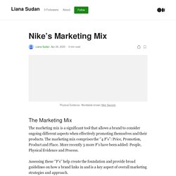 Nike’s Marketing Mix