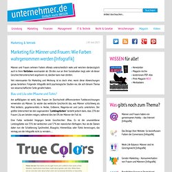 Marketing für Männer und Frauen: Farben
