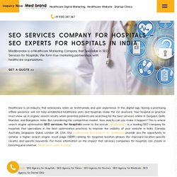 SEO Marketing Services Company for Hospitals - MediBrandox