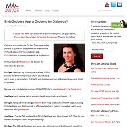 Marketing Medical Devices: EndoGoddess App At Apple Store