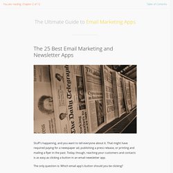 The 25 Best Email Marketing and Newsletter Apps - The Ultimate Guide to Email Marketing Apps - Zapier