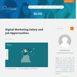 Complete Guide on Digital Marketing Salary And Job Opportunities