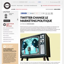 Twitter change le marketing politique