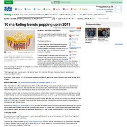 10 marketing trends popping up in 2011