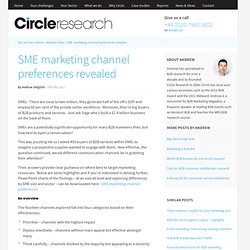 SME marketing channel preferences