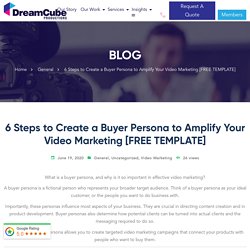 6 Steps to Create a Buyer Persona to Amplify Your Video Marketing