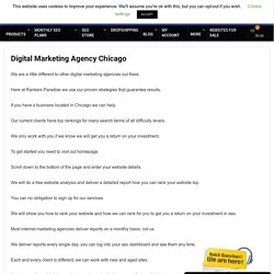 #1 Digital Marketing Agency Chicago - RankersParadise.com