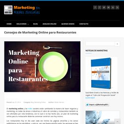 Consejos de Marketing Online para Restaurantes