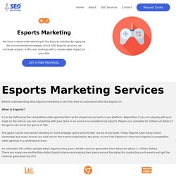 Esports Marketing Services - Best Esports Agency To Advertise Your Business