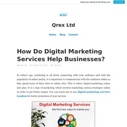 How Do Digital Marketing Services Help Businesses?