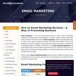 Bulk Email Marketing Company