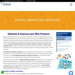 Best Digital Marketing services company in Delhi