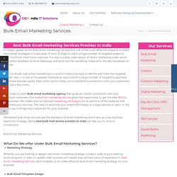 Bulk Email Marketing Services