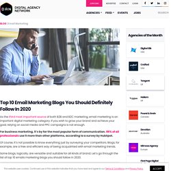 Top 10 Email Marketing Blogs You Should Definitely Follow In 2020