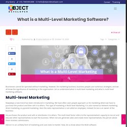 What is a Multi-Level Marketing Software?