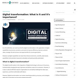 Digital transformation: What is it and it's importance?