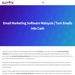 Email Marketing Software Malaysia