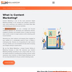 Content Marketing Strategy & Services India