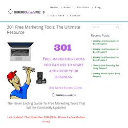 Free Marketing Tools: Every Tool You Will Need For Business