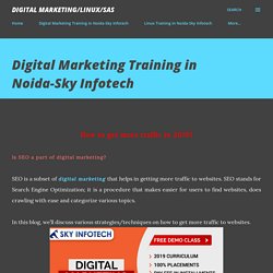 Digital Marketing Training in Noida-Sky Infotech