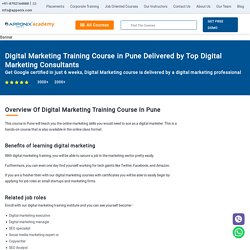Digital Marketing Training in Pune - Job oriented Course, Lowest Fees