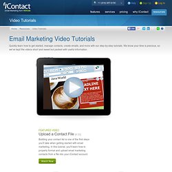 Email and Social Media Marketing Tutorials and Videos