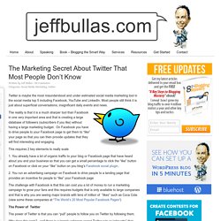 The Marketing Secret About Twitter That Most People Don’t Know