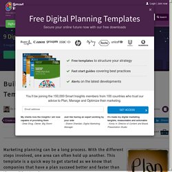 Build your Marketing Plan with this useful Template