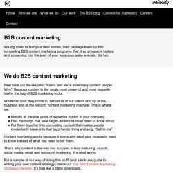 B2B content marketing - Velocity Partners