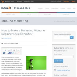 How to Make a Marketing Video: A Beginner's Guide [VIDEO]