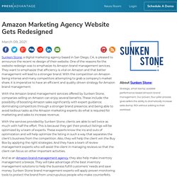 Amazon Marketing Agency Website Gets Redesigned