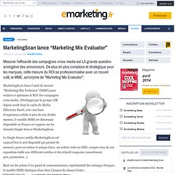 MarketingScan lance “Marketing Mix Evaluator”