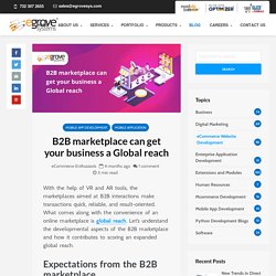 How B2B marketplace can get your business a Global reach