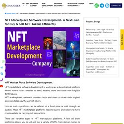 Non-Fungible Marketplace Software Development Company