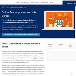 Marketplace Clone, Marketplace Script, Marketplace Clone Script in PHP, Open Source