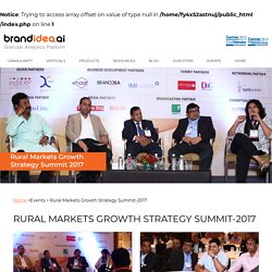 Rural Markets Growth Strategy Summit-2017