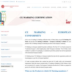 CE Marking Product Certification in Turkey