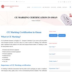 CE Marking Product Certification -IAS
