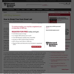How to Break Free from Email Jail - Daniel Markovitz
