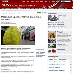 Marks and Spencer moves into online courses