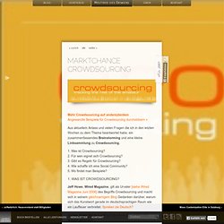 Crowdsourcing: Definition, Regeln, Beispiele