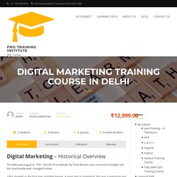 Learn Digital Marketing Training in Delhi