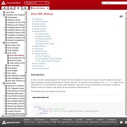 Alloy XML Markup
