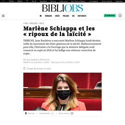 Marlène Schiappa et les « ripoux de la laïcité »