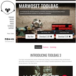 Marmoset Toolbag 3 - 3D Rendering, Lookdev, and Production Tools