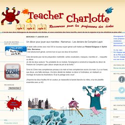 Teacher Charlotte: Un décor pour jouer aux marottes - Narramus - Les deniers de Compère Lapin