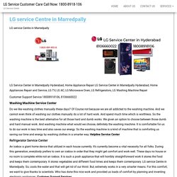 LG service Centre in Marredpally Hyderabad, Home Appliances Repair