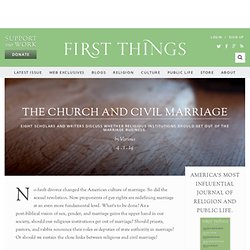 The Church and Civil Marriage by Various